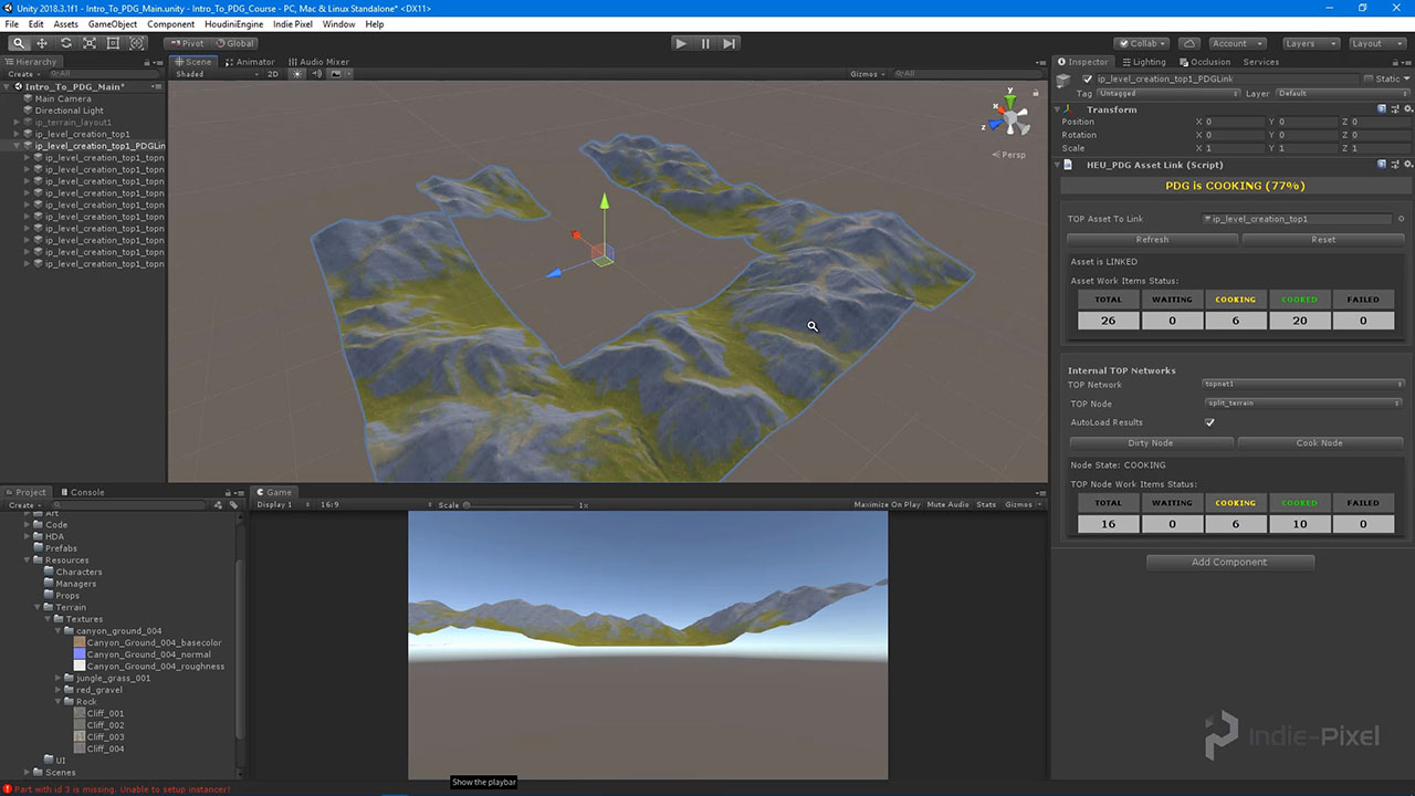 PDG for Indie Gamedev | Section 3 | Create Terrains | SideFX