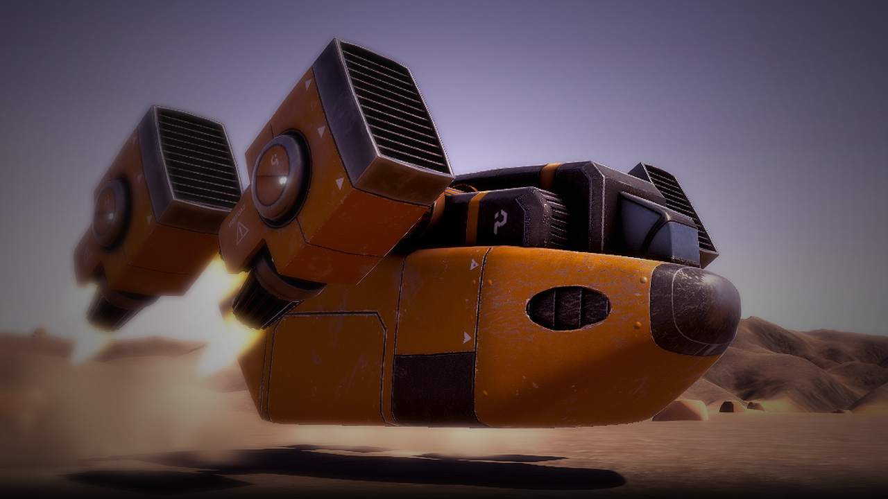 Vehicle Modeling | SciFi Dropship | SideFX