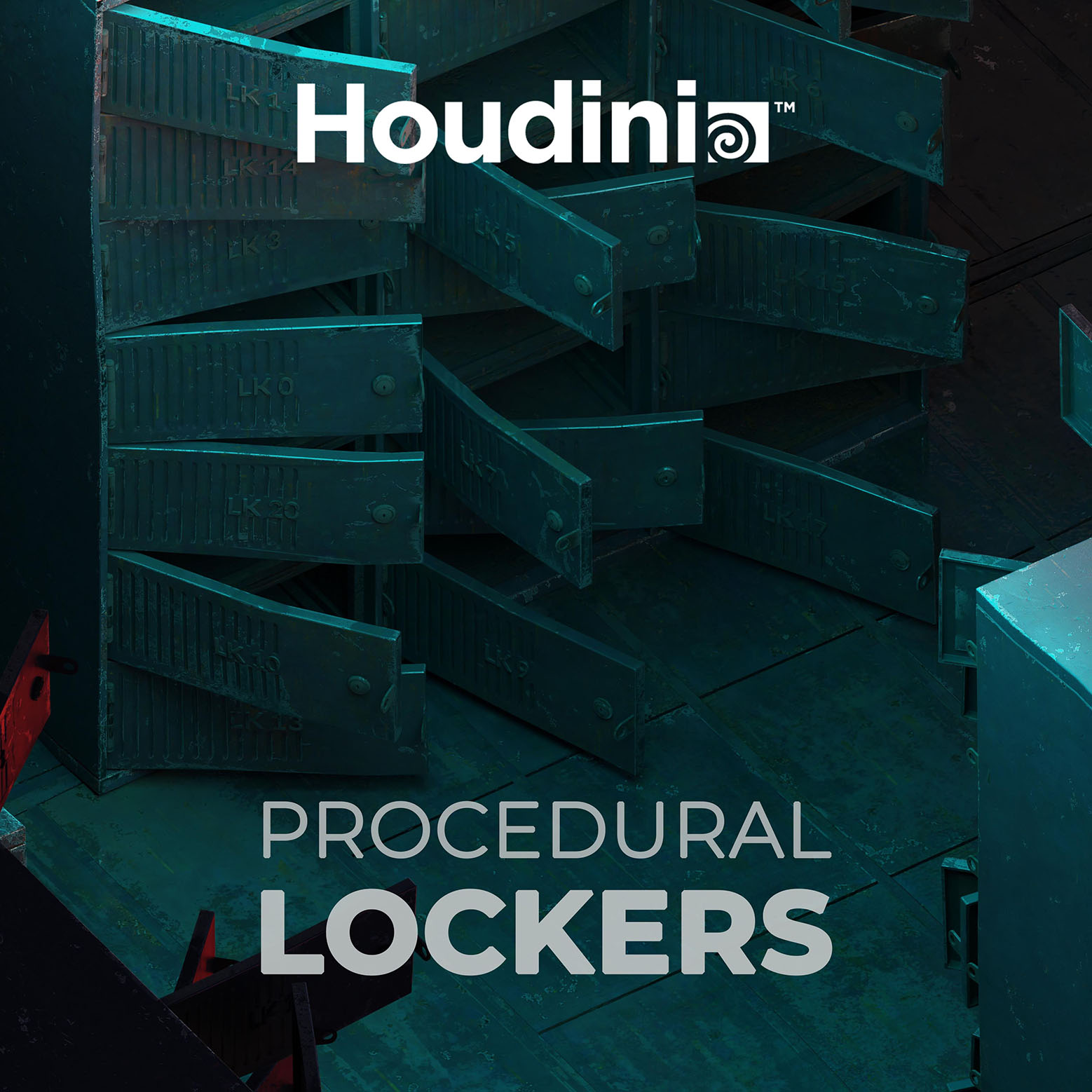 Houdini Tutorial Procedural Lockers